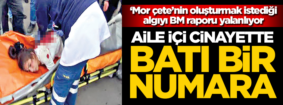Aile içi cinayette Batı 1 numara