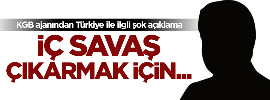 Ajandan kan donduran iddia: İç savaş çıkarmak için...