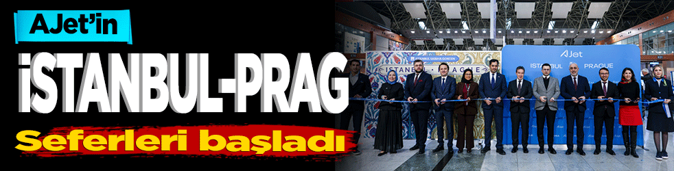 AJet’in İstanbul-Prag seferleri başladı