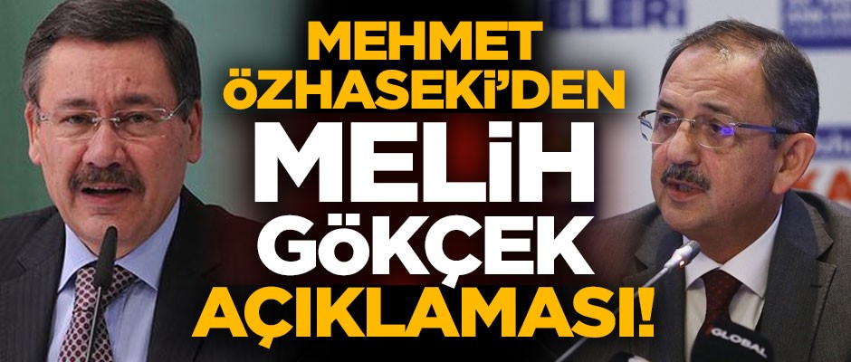 AK Parti Ankara adayı Mehmet Özhaseki'den 'Melih Gökçek' açıklaması!