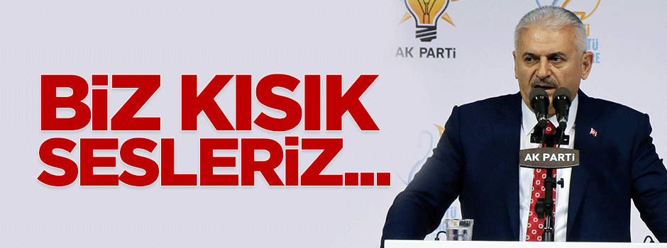 AK Parti Genel Başkanı Binali Yıldırım’ın sesi kısıldı