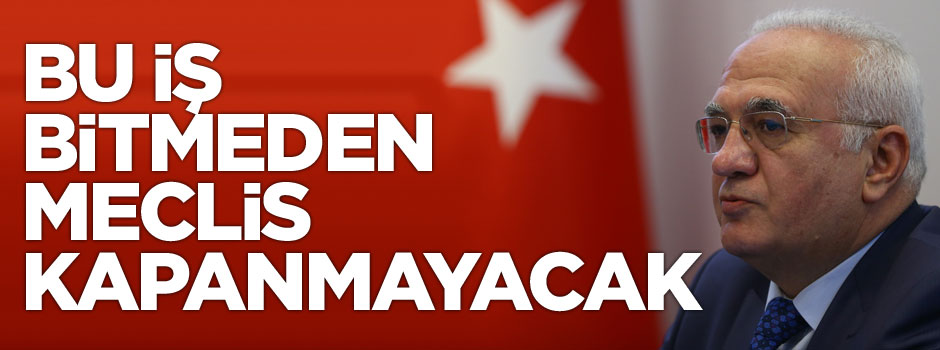 AK Parti Grup Başkanvekili Mustafa Elitaş'tan son dakika açıklaması