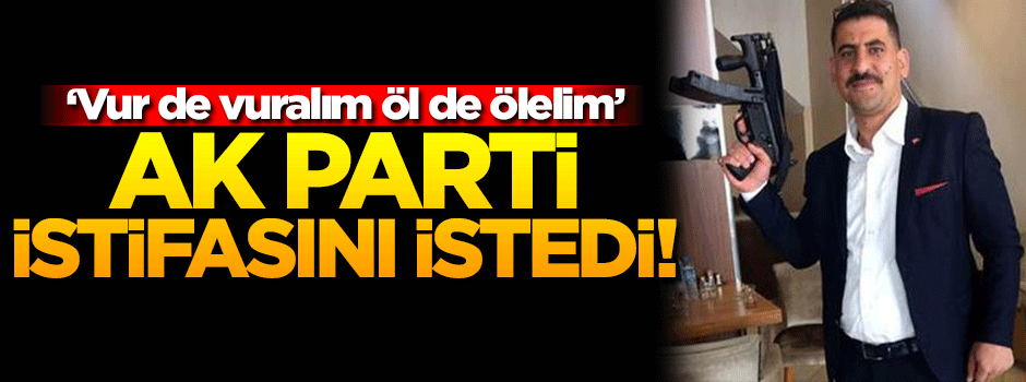 AK Parti istifasını istedi!