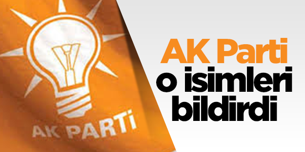 AK Parti komisyon için isimleri bildirdi