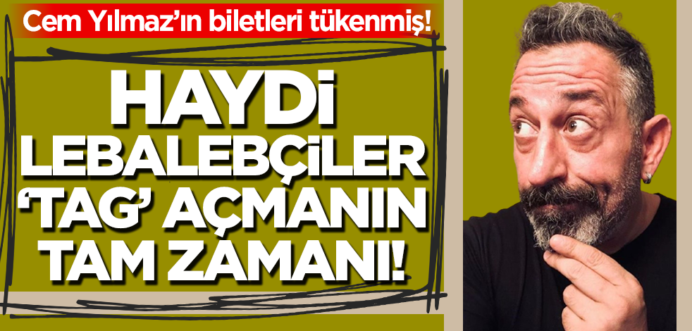 AK Parti kongresine tepki gösteren 'lebalebçiler' Cem Yılmaz'ın gösterisine sessiz!