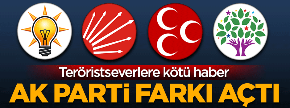 AK Parti muhalefetle farkı açıyor