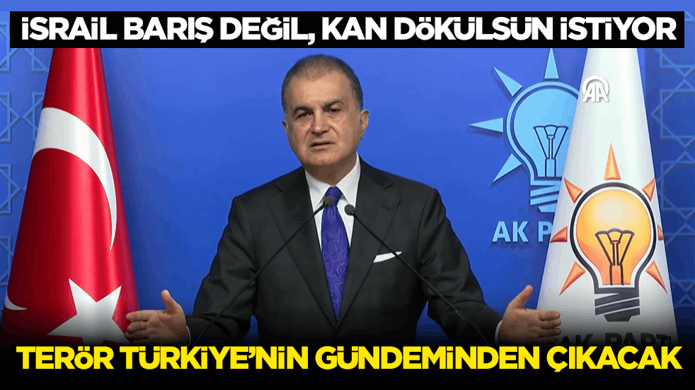 AK Parti Sözcüsü Ömer Çelik açıklama yapıyor