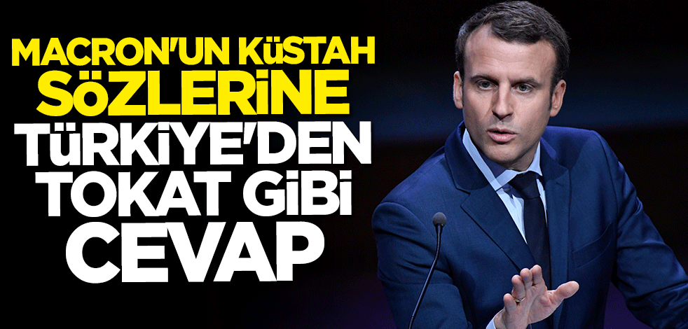 AK Parti Sözcüsü Ömer Çelik'ten Macron'a tepki: Bu dil panik dilidir