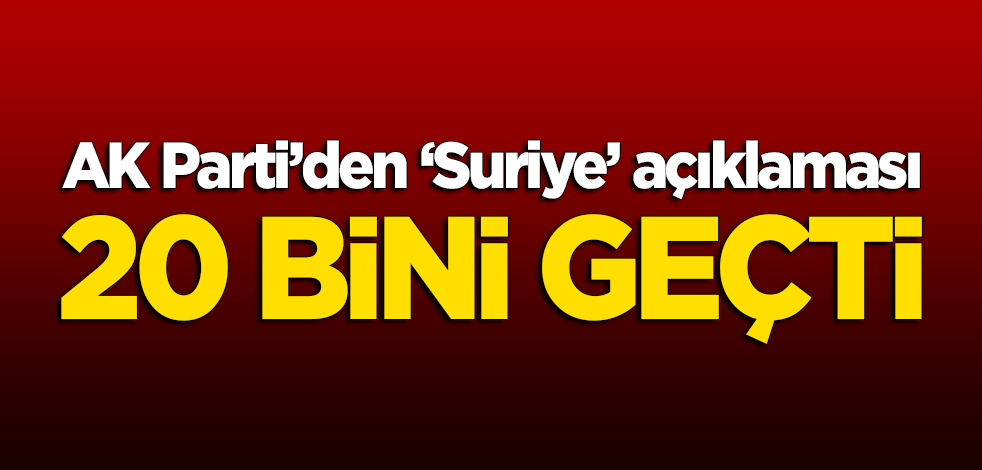 AK Parti Sözcüsü Ömer Çelik'ten önemli açıklamalar