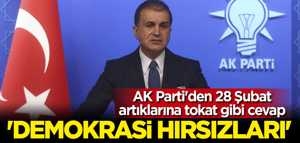 AK Parti Sözcüsü Ömer Çelik'ten Özlem Zengin'e yapılan saldırılara sert tepki: Demokrasi ve hukuk hırsızları