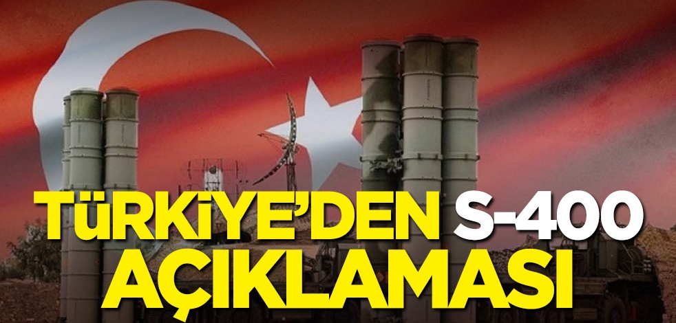 AK Parti Sözcüsü Ömer Çelik'ten S-400 açıklaması