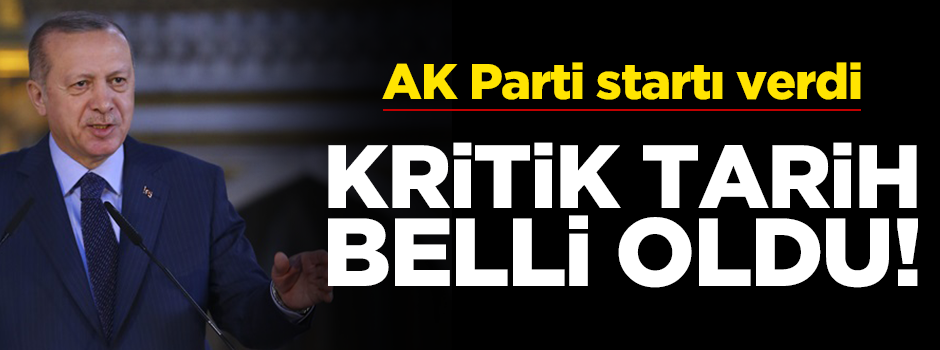 AK Parti yerel seçim startını verdi! Kritik tarih belli oldu