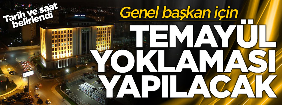 AK Parti temayül yoklamasına gitme kararı aldı