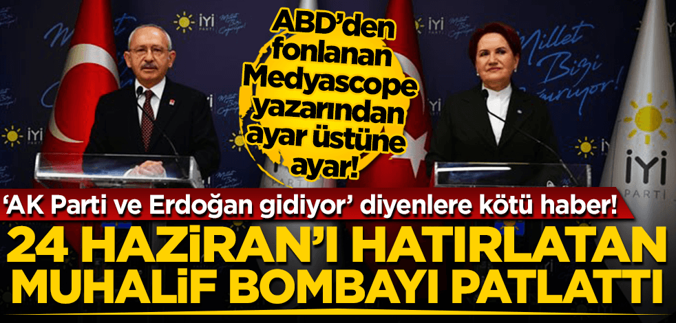 ‘AK Parti ve Erdoğan gidiyor’ diyenlere kötü haber! 24 Haziran tokadını hatırlatan muhalif bombayı patlattı