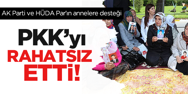 AK Parti ve HÜDA PAR'ın desteği PKK'yı rahatsız etti!