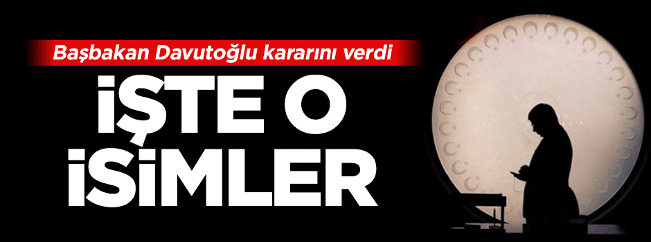 AK Parti'de koalisyon süreci 5 isme emanet