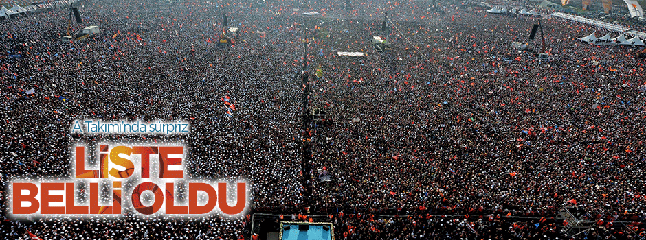 AK Parti'de liste belli oldu