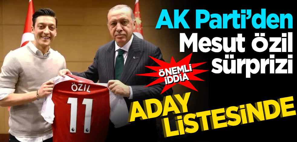 AK Parti'de Mesut Özil sürprizi
