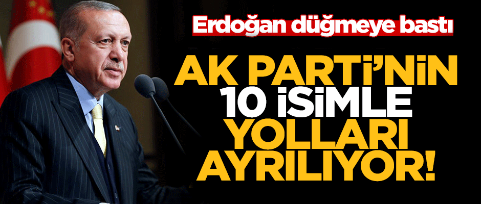 AK Parti'de seçim sonrası on isimle yola devam edilmeme kararı alındı