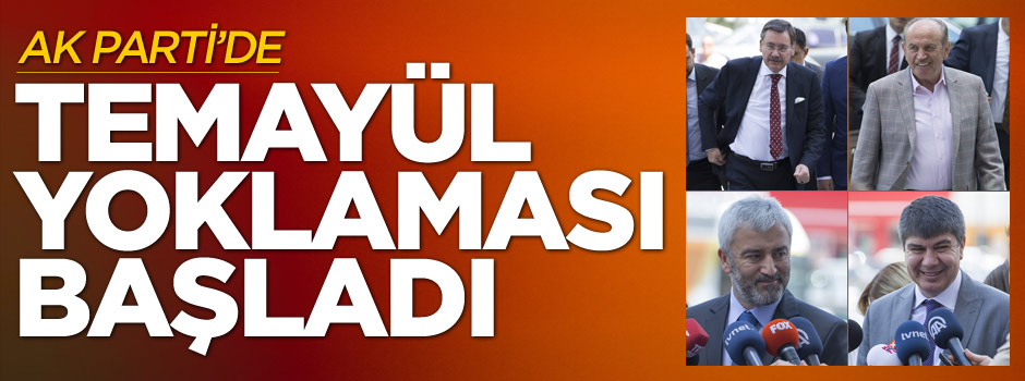 AK Parti'de temayül yoklaması başladı