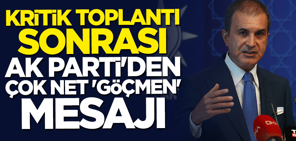 AK Parti'den çok net mesaj: Türkiye'nin bir mülteci daha alacak kapasitesi yoktur