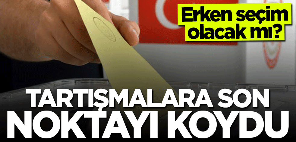 AK Parti'den "erken seçim" açıklaması