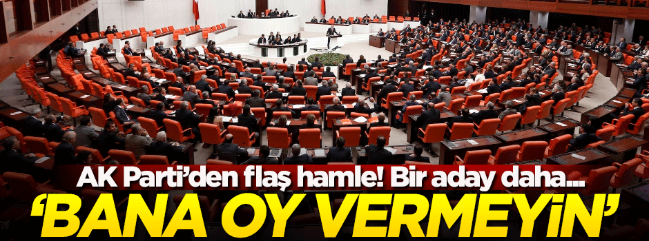 AK Parti'den flaş hamle! İkinci bir aday daha çıkardı