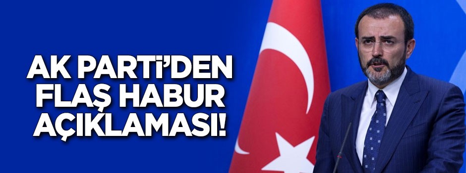 AK Parti'den Habur Sınır Kapısı açıklaması
