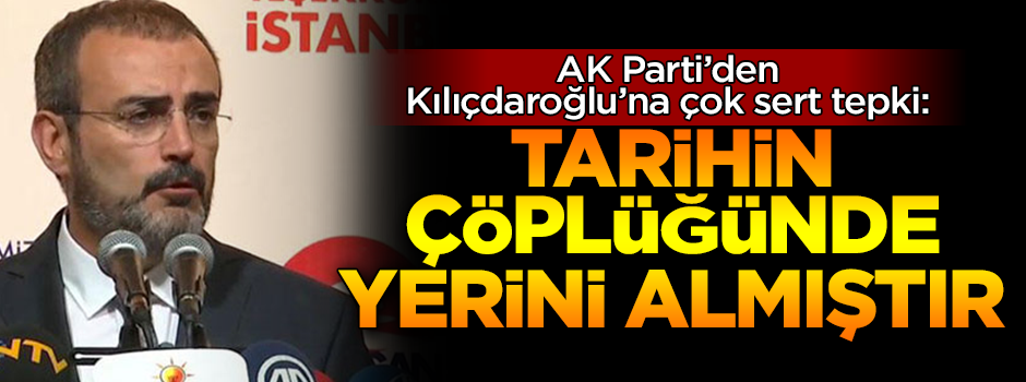 AK Parti'den Kılıçdaroğlu'na çok sert tepki