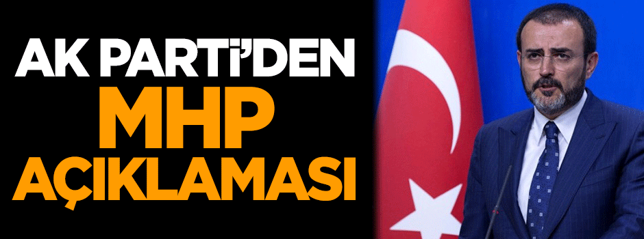 AK Parti'den 'MHP' açıklaması