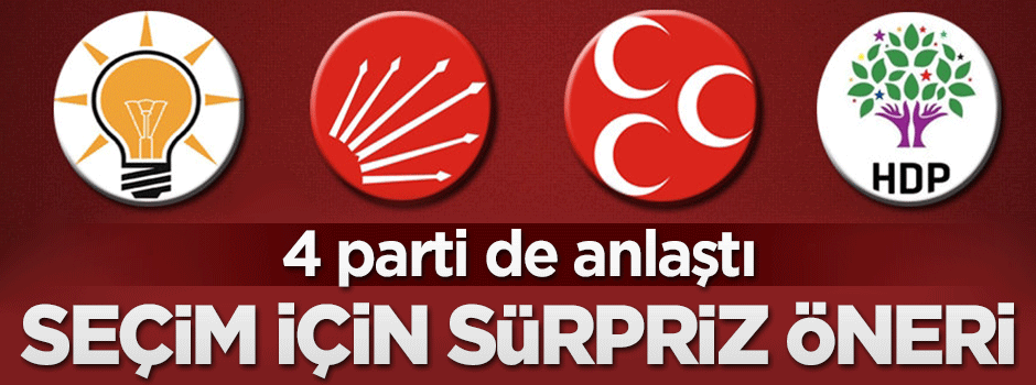AK Parti'den seçim için sürpriz öneri