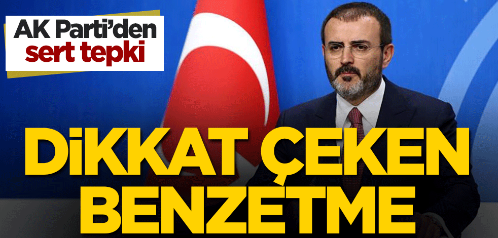 AK Parti'den sert tepki! Dikkat çeken benzetme
