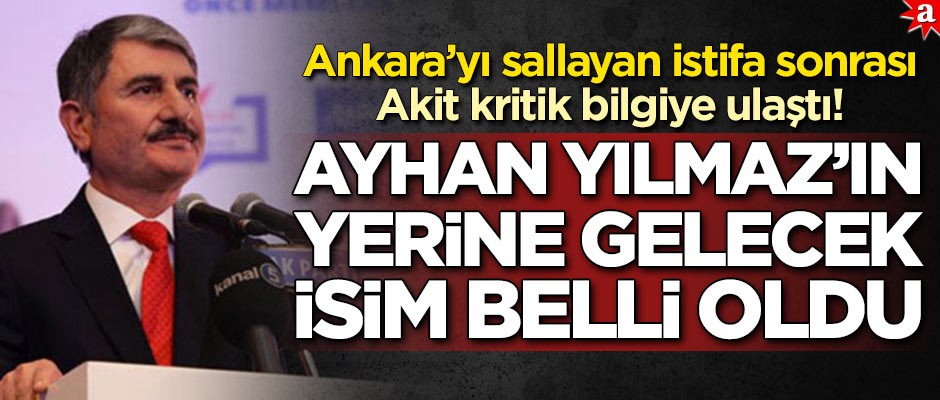 AK Partili Ayhan Yılmaz Pursaklar Belediye Başkanlığından istifa etti! İşte yerine gelecek o isim...