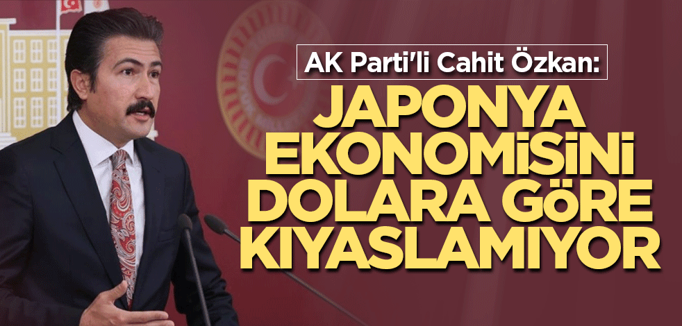 AK Parti'li Cahit Özkan: Japonya dolarla bir mukayese yapıyor mu?