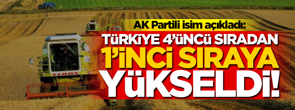 AK Partili Cevdet Yılmaz duyurdu: Türkiye 4. sıradan 1. sıraya yükseldi