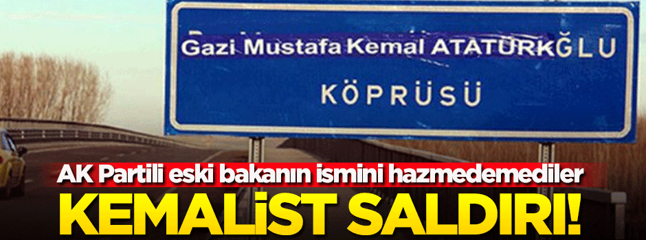 AK Partili eski bakanın ismini hazmedemeyip...