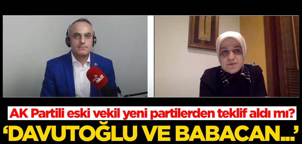 AK Partili eski vekil Ayşe Sula Köseoğlu'ndan Ali Babacan ve Ahmet Davutoğlu açıklaması