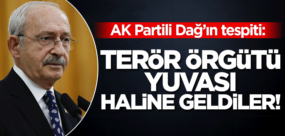 AK Partili Hamza Dağ'ın tespiti: CHP terör örgütü yuvası haline geldi!