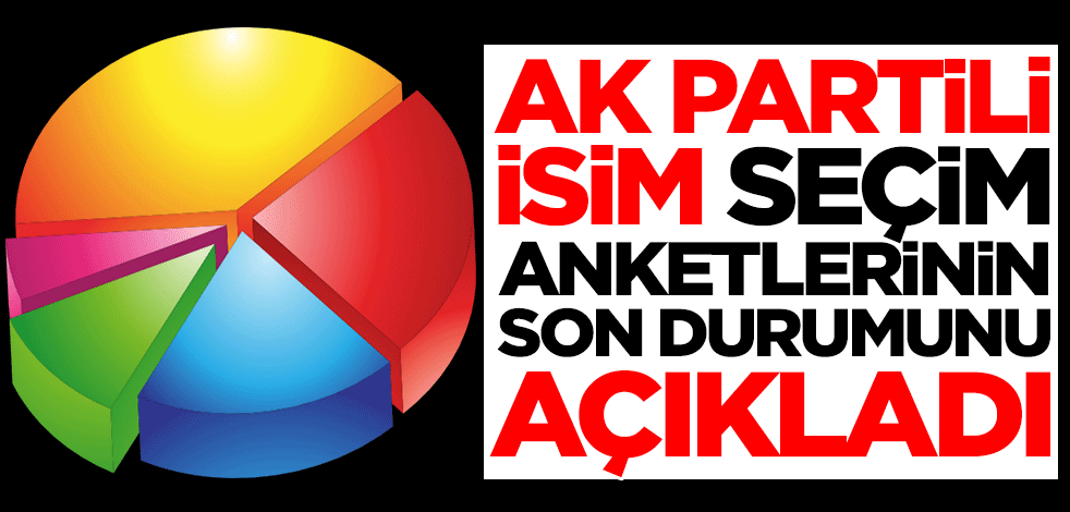 AK Partili isim seçim anketlerinin son durumunu açıkladı