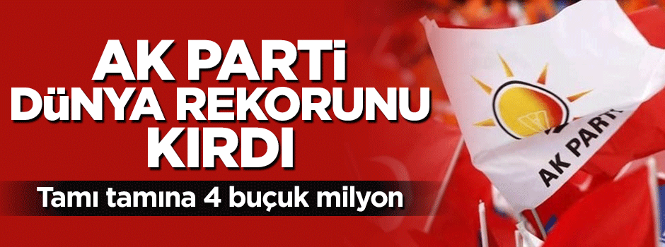 AK Parti kadın üye sayısında 4,5 milyona ulaştı