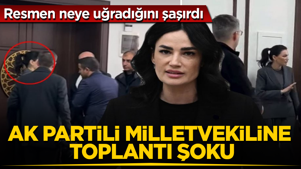 AK Partili milletvekiline toplantı şoku! Resmen neye uğradığını şaşırdı