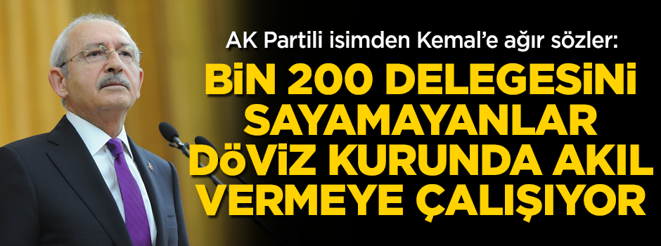Ak Partili Özhaseki, Kılıçdaroğlu'na verdi veriştirdi! 'Bin 200 delegesini sayamayanlar...'