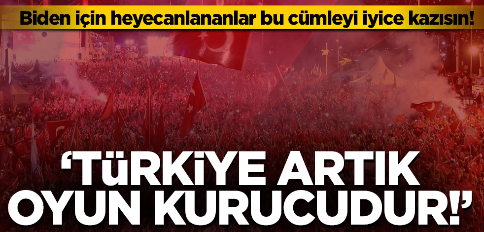 AK Partili Özhaseki'den Biden'a heyecanlanan muhalefete en güzel yanıt