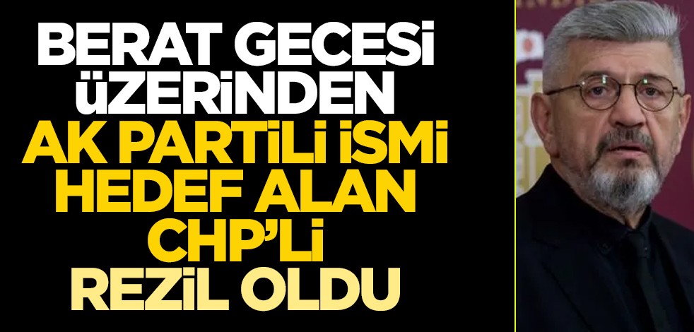 AK Partili Özlem Zengin'i hedef alan CHP'li Cihangir İslam rezil oldu