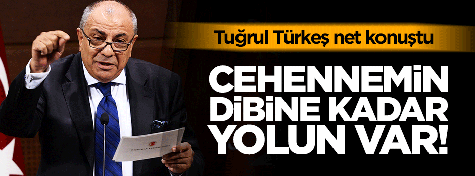 AK Partili Tuğrul Türkeş: Sadakatin yoksa cehennemin dibine kadar yolun var