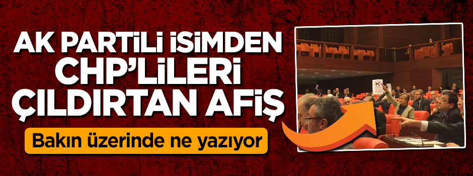 AK Partili vekilden dikkat çeken 'köpek giremez' afişi