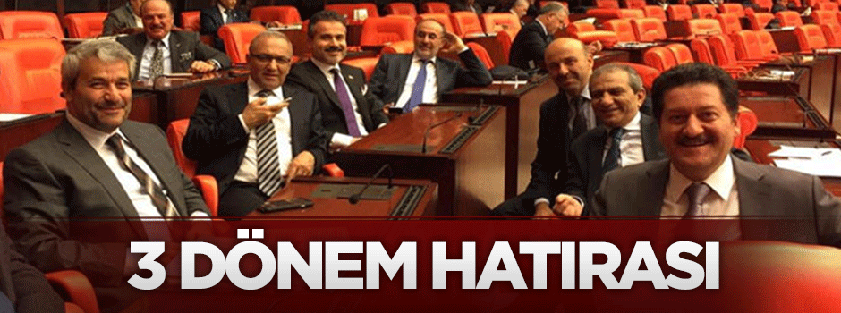 AK Partili vekillerden Meclis'te 3 dönem hatırası