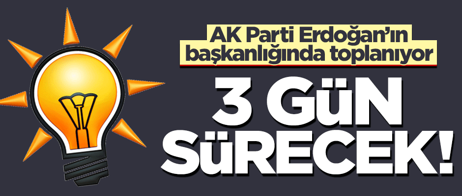 AK Parti'nin 3 günlük kampı yarın başlıyor