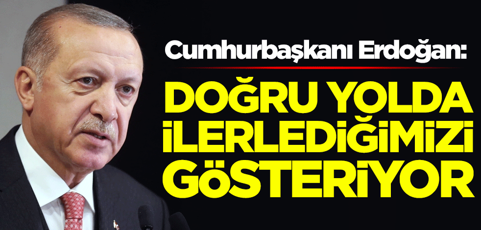 AK Parti'nin 81 il teşkilatı ile bayramlaşan Cumhurbaşkanı Erdoğan: Doğru yolda ilerlediğimizi gösteriyor