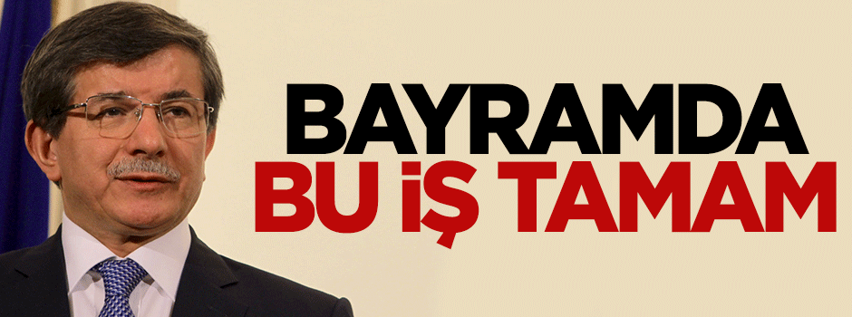 AK Parti'nin amacı bayrama hükümet ile girmek